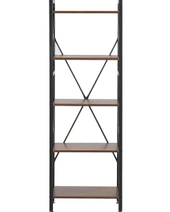 Estante Com 5 Prateleiras Castanha Escura Dale