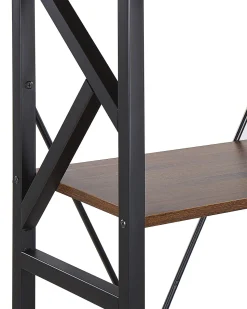 Estante Com 5 Prateleiras Castanha Escura Dale