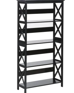 Estante Com 4 Prateleiras Preta Foster
