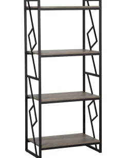 Estante Com 4 Prateleiras Castanha Escura Forres
