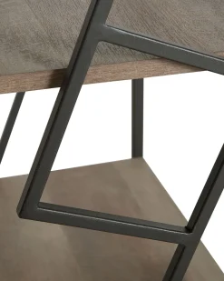 Estante Com 4 Prateleiras Castanha Escura Forres