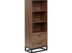 Estante Com 3 Prateleiras Castanha Escura Delta