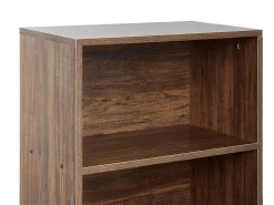 Estante Com 3 Prateleiras Castanha Escura Delta