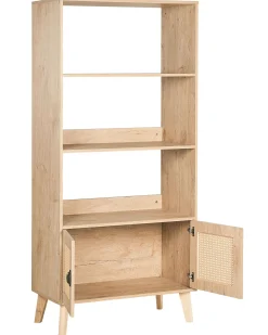 Estante Com 3 Prateleiras Castanha Clara Parton