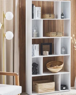 Estante Com 5 Prateleiras Branca Orilla