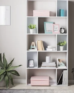 Estante Com 5 Prateleiras Branca Orilla