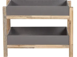 Estante Com 2 Prateleiras De Cimento Cinzento Oliena