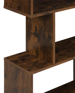 Estante Com 6 Prateleiras Castanha Escura Valdosa