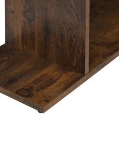 Estante Com 6 Prateleiras Castanha Escura Valdosa