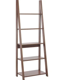 Estante Com 5 Prateleiras Castanha Escura Wilton