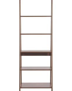 Estante Com 5 Prateleiras Castanha Escura Wilton