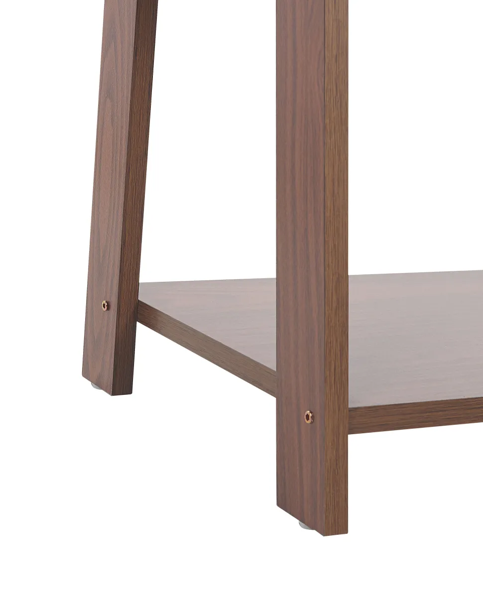 Estante Com 5 Prateleiras Castanha Escura Wilton