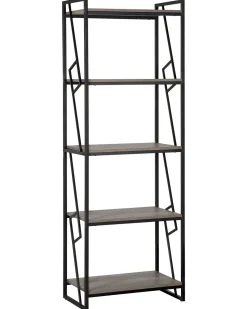 Estante Com 5 Prateleiras Castanha Escura Forres