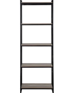 Estante Com 5 Prateleiras Castanha Escura Forres