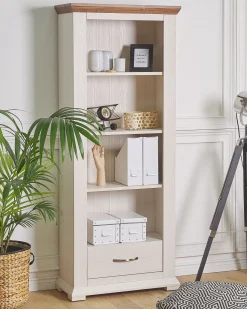 Estante Com 4 Prateleiras Creme Kingston