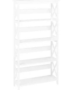 Estante Com 4 Prateleiras Branca Foster