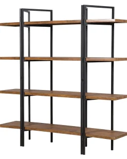 Estante Com 4 Prateleiras Castanha Escura Compton