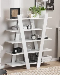 Estante Com 5 Prateleiras Branca Escalante
