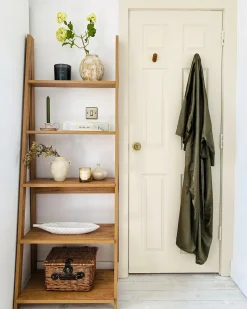 Estante Com 5 Prateleiras Castanha Clara Wilton