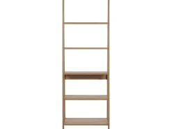 Estante Com 5 Prateleiras Castanha Clara Wilton