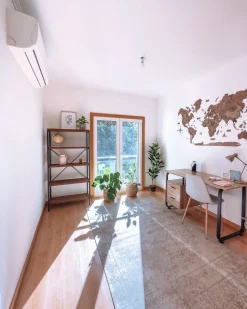 Estante Com 5 Prateleiras Em Madeira Escura Brisbane