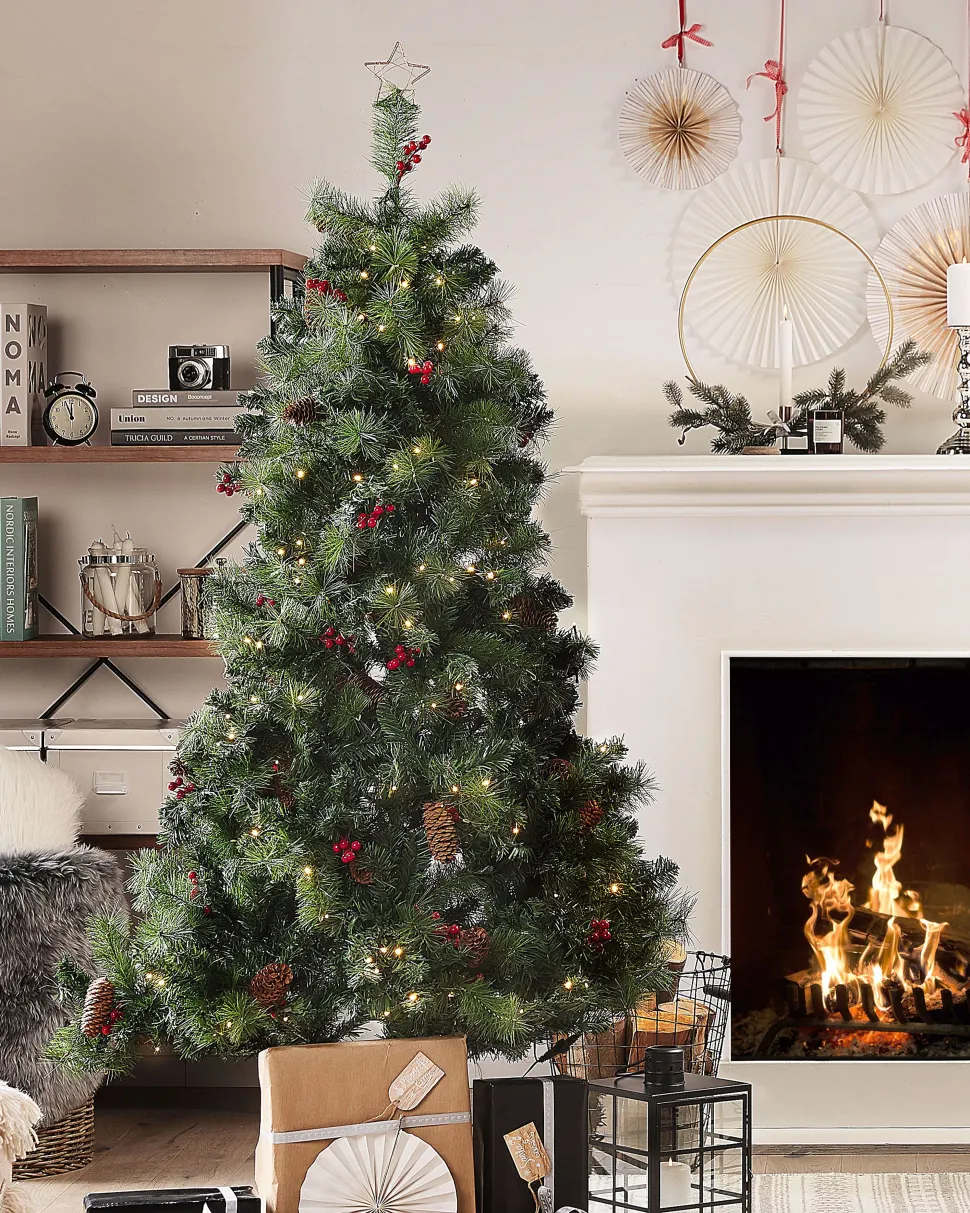 Estante Com 5 Prateleiras Em Madeira Escura Brisbane