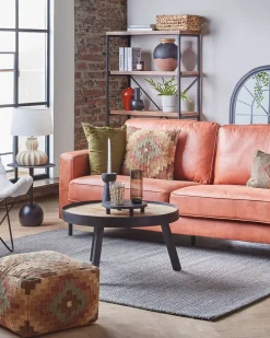 Estante Com 5 Prateleiras Em Madeira Escura Brisbane