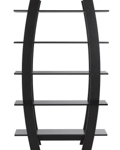 Estante Com 5 Prateleiras Preta Kener