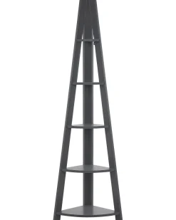 Estante De Canto Com 5 Prateleiras Cinzenta Mobile Solo