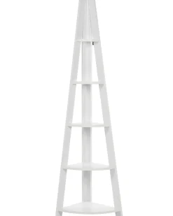 Estante De Canto Com 5 Prateleiras Branca Mobile Solo