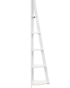 Estante De Canto Com 5 Prateleiras Branca Mobile Solo