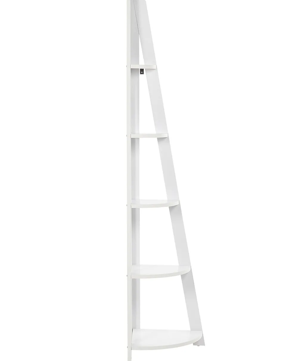 Estante De Canto Com 5 Prateleiras Branca Mobile Solo