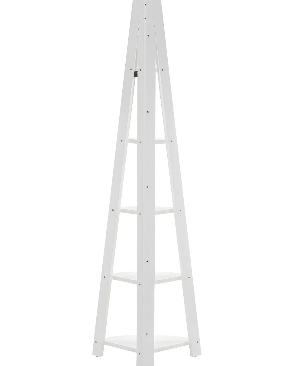 Estante De Canto Com 5 Prateleiras Branca Mobile Solo