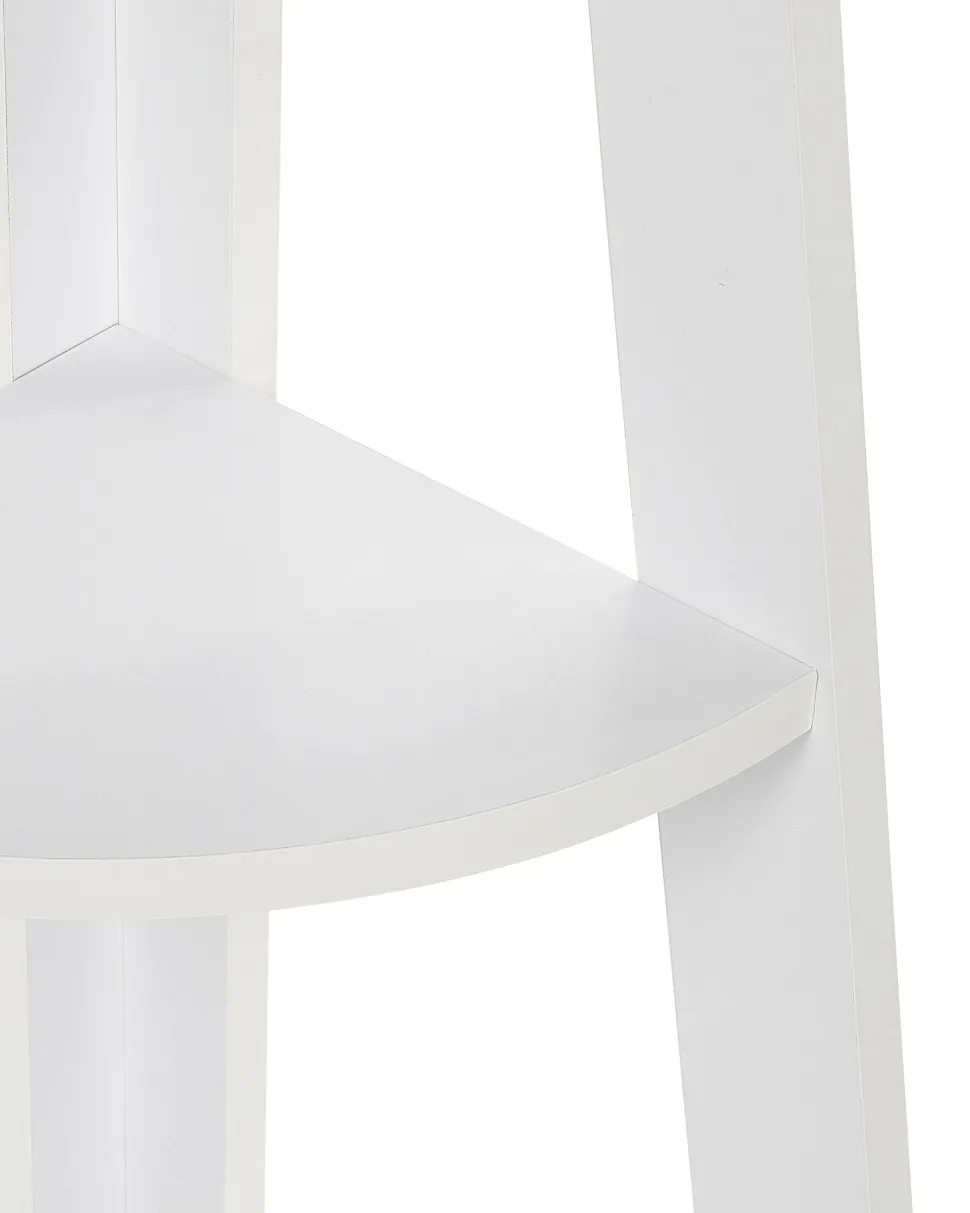 Estante De Canto Com 5 Prateleiras Branca Mobile Solo