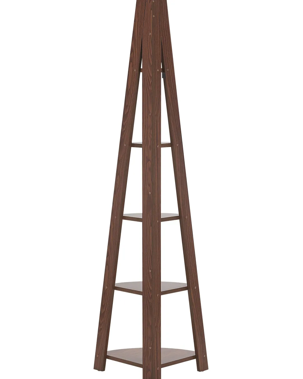 Estante De Canto Com 5 Prateleiras Castanha Mobile Solo