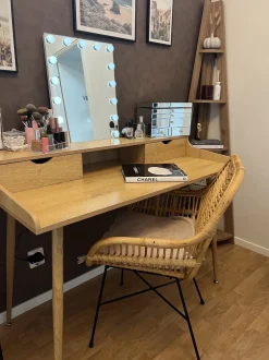 Estante De Canto Com 5 Prateleiras Castanha Clara Mobile Solo