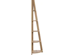 Estante De Canto Com 5 Prateleiras Castanha Clara Mobile Solo