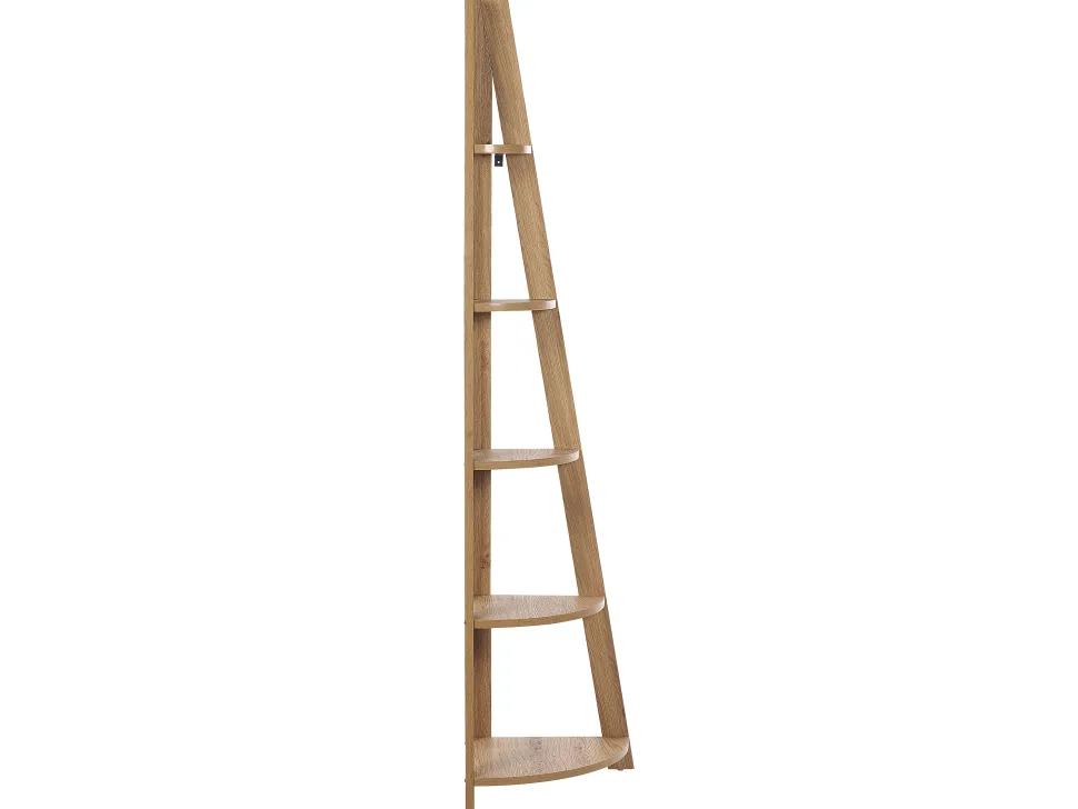 Estante De Canto Com 5 Prateleiras Castanha Clara Mobile Solo