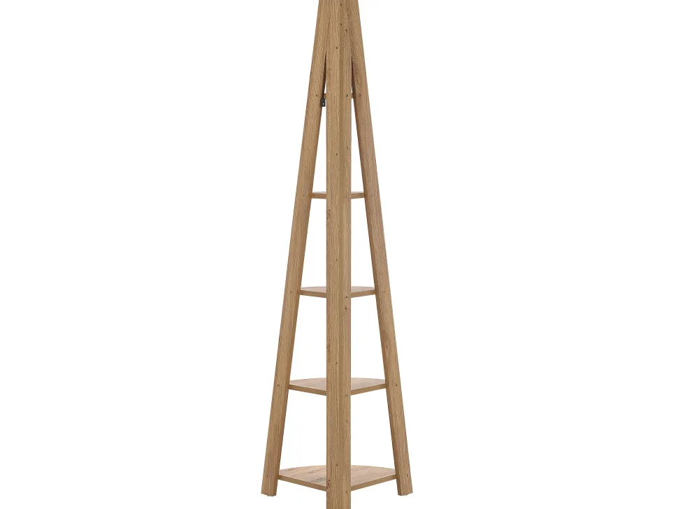 Estante De Canto Com 5 Prateleiras Castanha Clara Mobile Solo