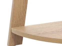 Estante De Canto Com 5 Prateleiras Castanha Clara Mobile Solo