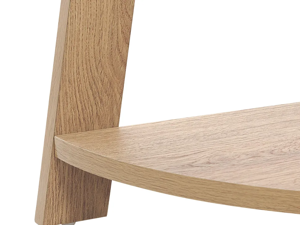 Estante De Canto Com 5 Prateleiras Castanha Clara Mobile Solo