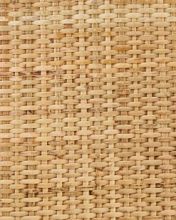 Estante Redonda Com 3 Prateleiras Em Rattan Cor Natural Tuvalu Ii