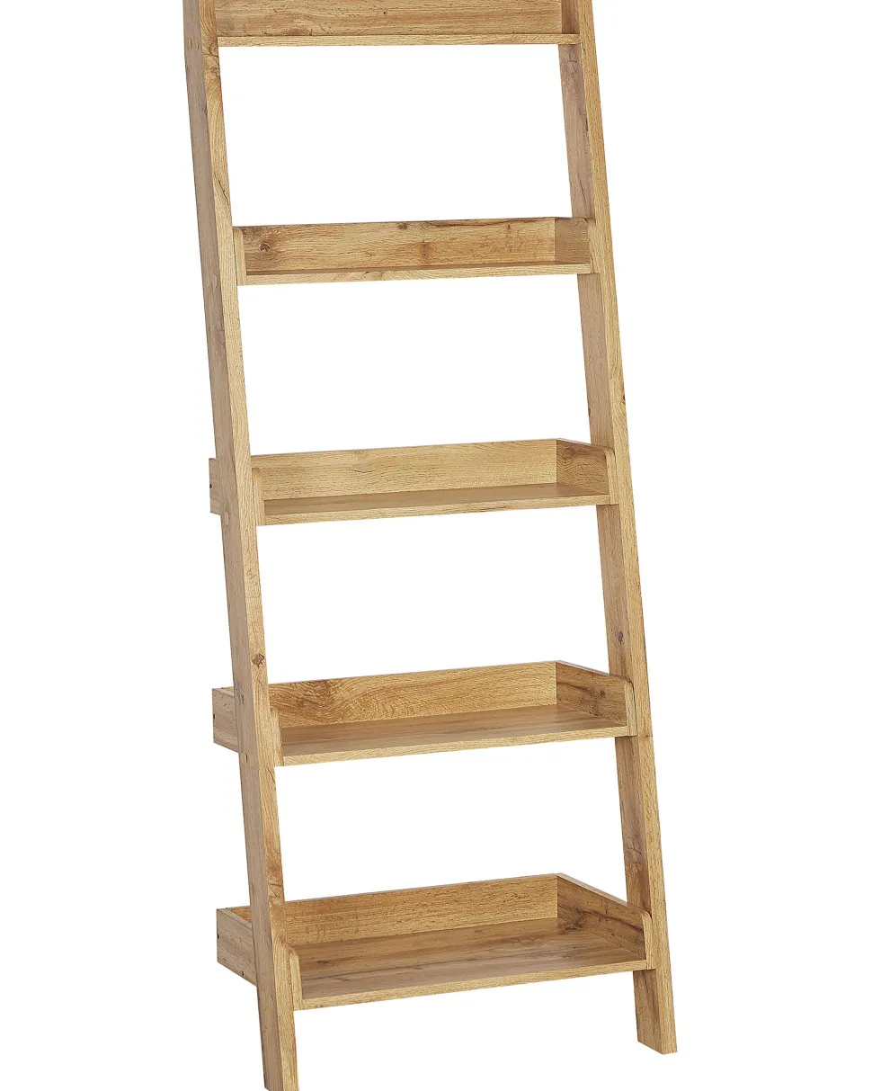 Estante Tipo Escada Castanha Clara Mobile Trio