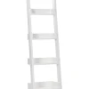 Estante Tipo Escada Com 5 Prateleiras Branca Mobile Duo