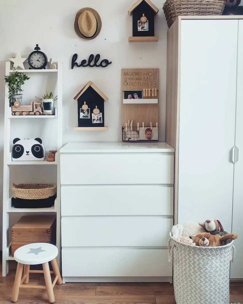 Estante Tipo Escada Com 5 Prateleiras Branca Mobile Duo