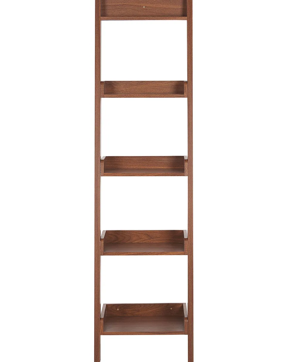 Estante Tipo Escada Com 5 Prateleiras Castanha Mobile Duo