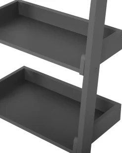 Estante Tipo Escada Com 5 Prateleiras Cinzenta Mobile Trio