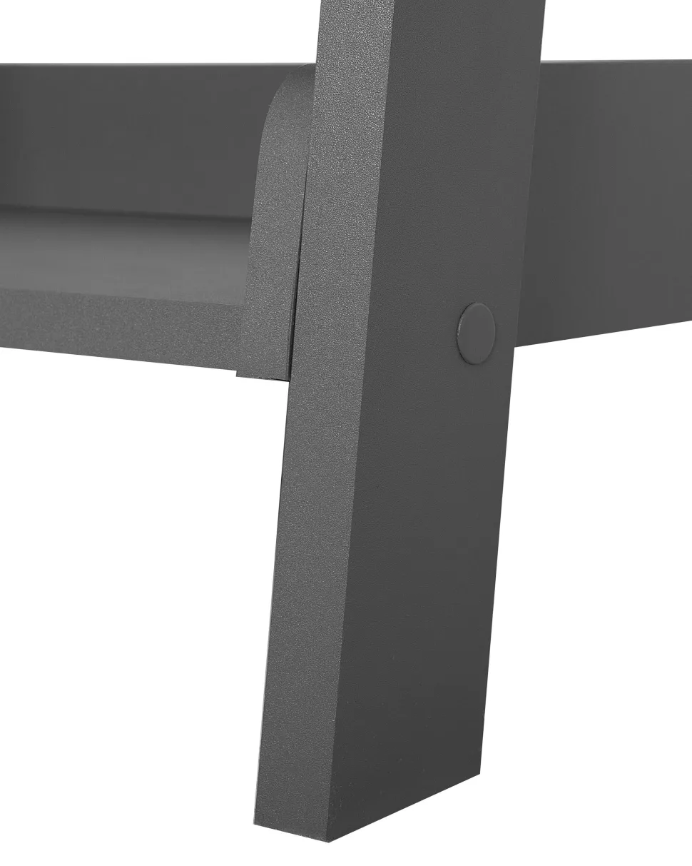 Estante Tipo Escada Com 5 Prateleiras Cinzenta Mobile Trio