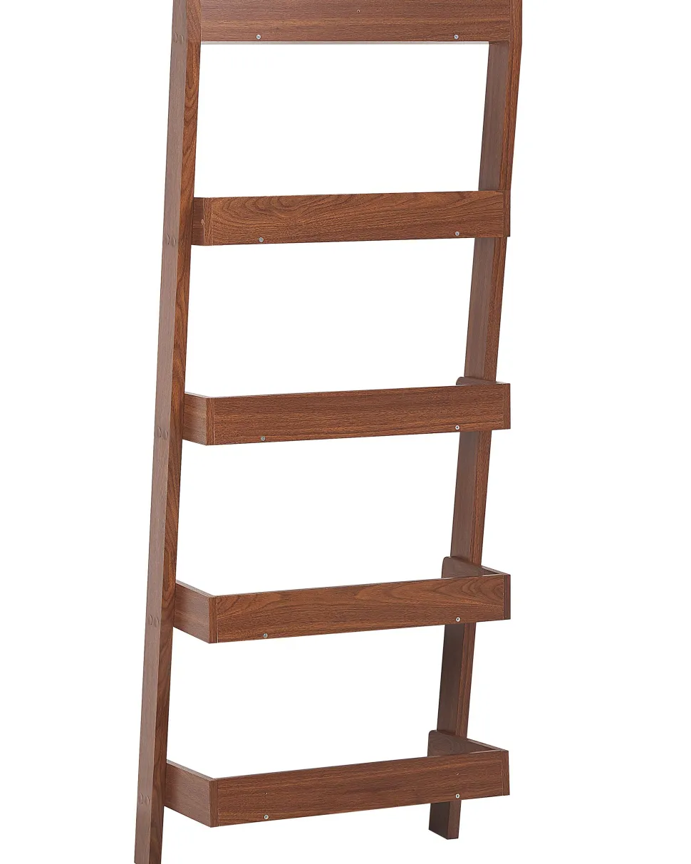 Estante Tipo Escada Com 5 Prateleiras Castanha Mobile Trio