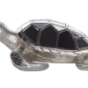 Estatueta Decorativa Prateada Tortoise